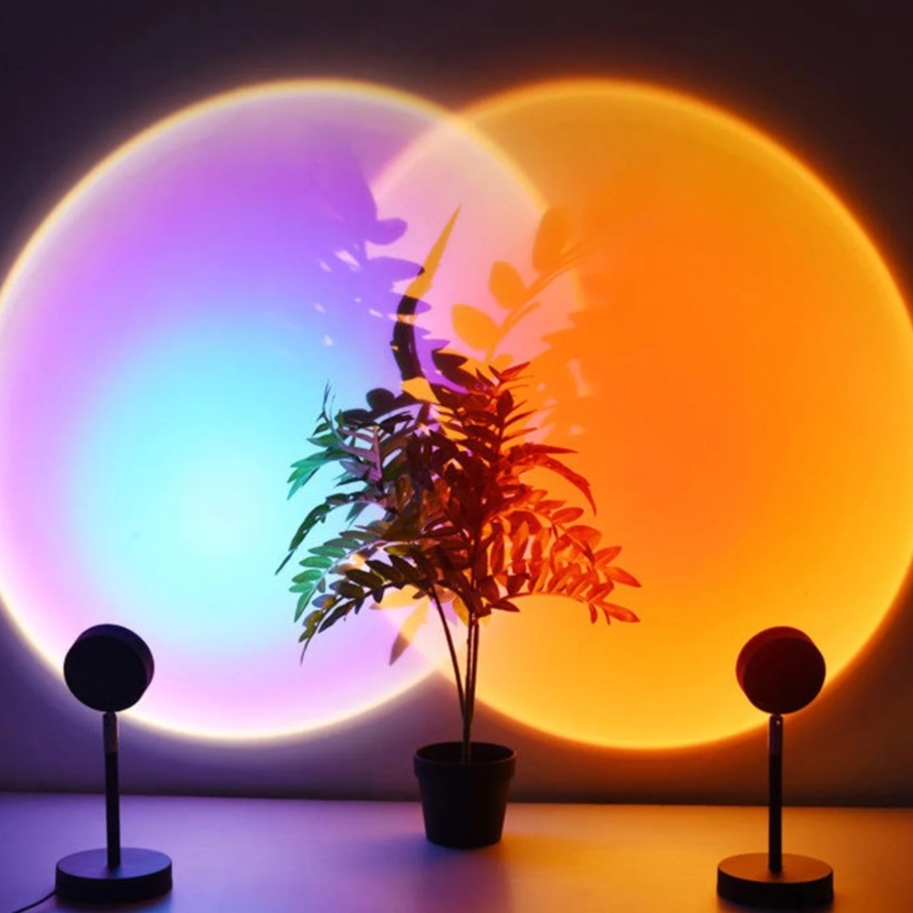 LED Sunset Projection Lamp (NIB)